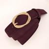 Korean Style Women's Slim Leather Belt with Pin Buckle - Fashionable and Decorative for Jeans