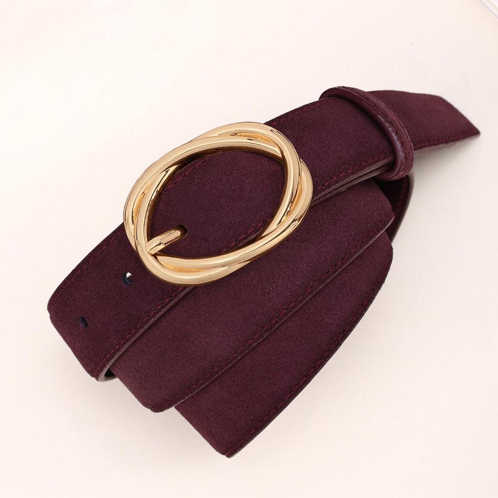 Korean Style Women's Slim Leather Belt with Pin Buckle - Fashionable and Decorative for Jeans
