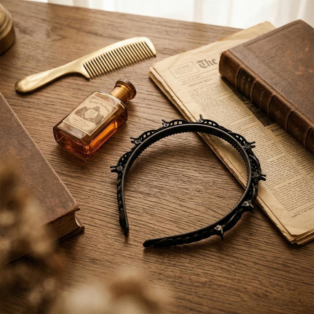 Vintage Style Braided Headband Multi Layer Hollow Weave Design Lightweight Durable Hair Accessory for Everyday Use and Special Occasions