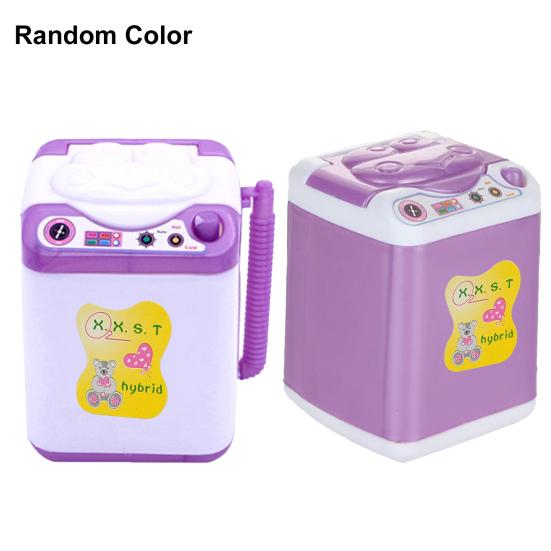 

Кукольная стиральная машина Милая стойкая к цвету силиконовая мини-стиральная машина Игрушка Аксессуары для кукольного домика