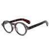 2510 Personalized Round Frame Rice Nail Glasses Women'S Fashion Literary And Retro Frames Anti-Blue Reading Glasses Men