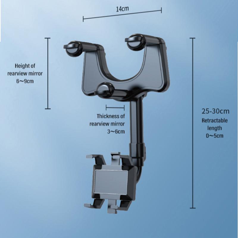 Car Phone Holder Mobile Phone Support Mobile Phone Holder Handle Plastic Trip Recorder Dustproof