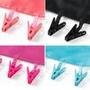 Portable Clothes Clip Rack Multifunction Bathroom Travel Foldable Hanging Towel Clips