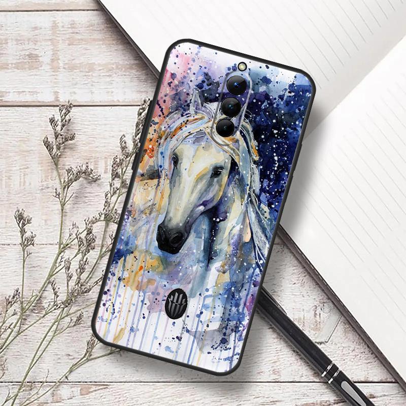 

Художественный чехол с рисунком лошади для ZTE Nubia Red Magic 11 10S 9S 8S 8 9 10 Pro Plus 7 6S 7S Pro RedMagic 10 Air Чехол Red Magic 7S