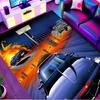 Knight Rider Print Rug, Washable Floor Carpet, For Entryway Dorm Laundry Room Office Study, Home Decor Birthday Christmas Gift