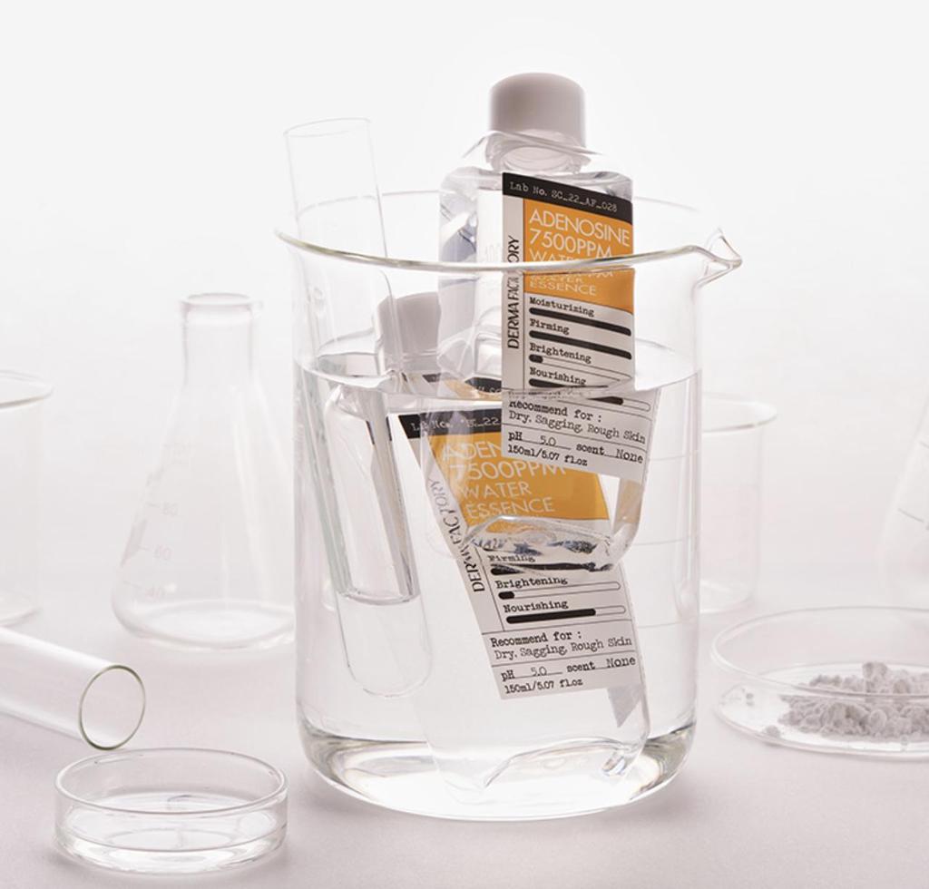 DERMA FACTORY Adenosine 7500ppm Water Essence Smoothing Firming 150ml Face Essence K-Beauty