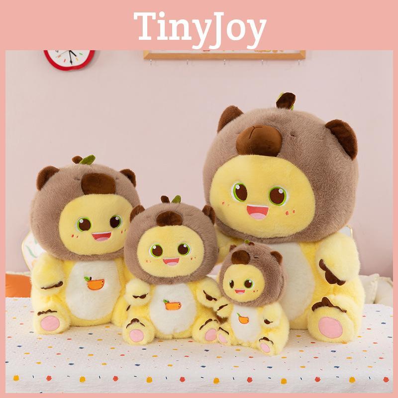 Cute Yellow Dragon Plush Doll With Capybara Design For Kids And Collectors