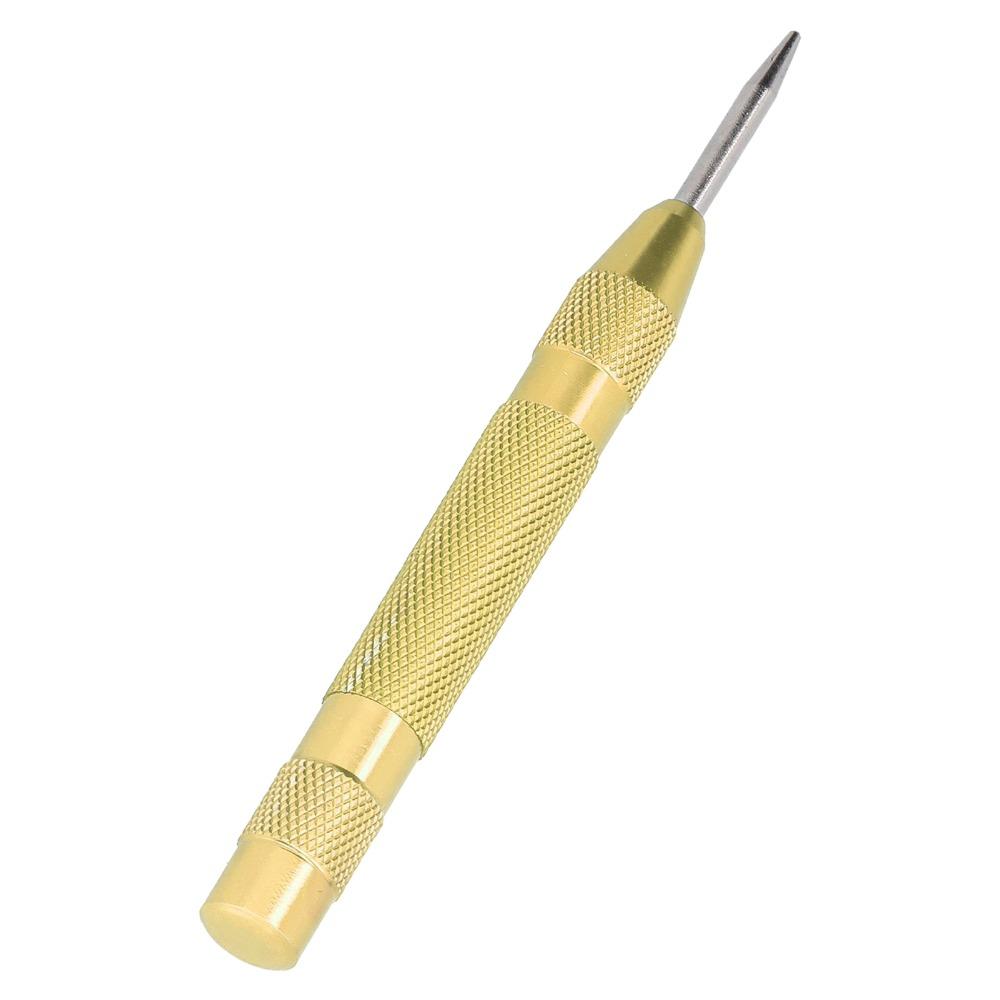 HSS Tip Center Hole Punch Adjustable Force Metal Center Punch Spring Loaded Punch For Plastic