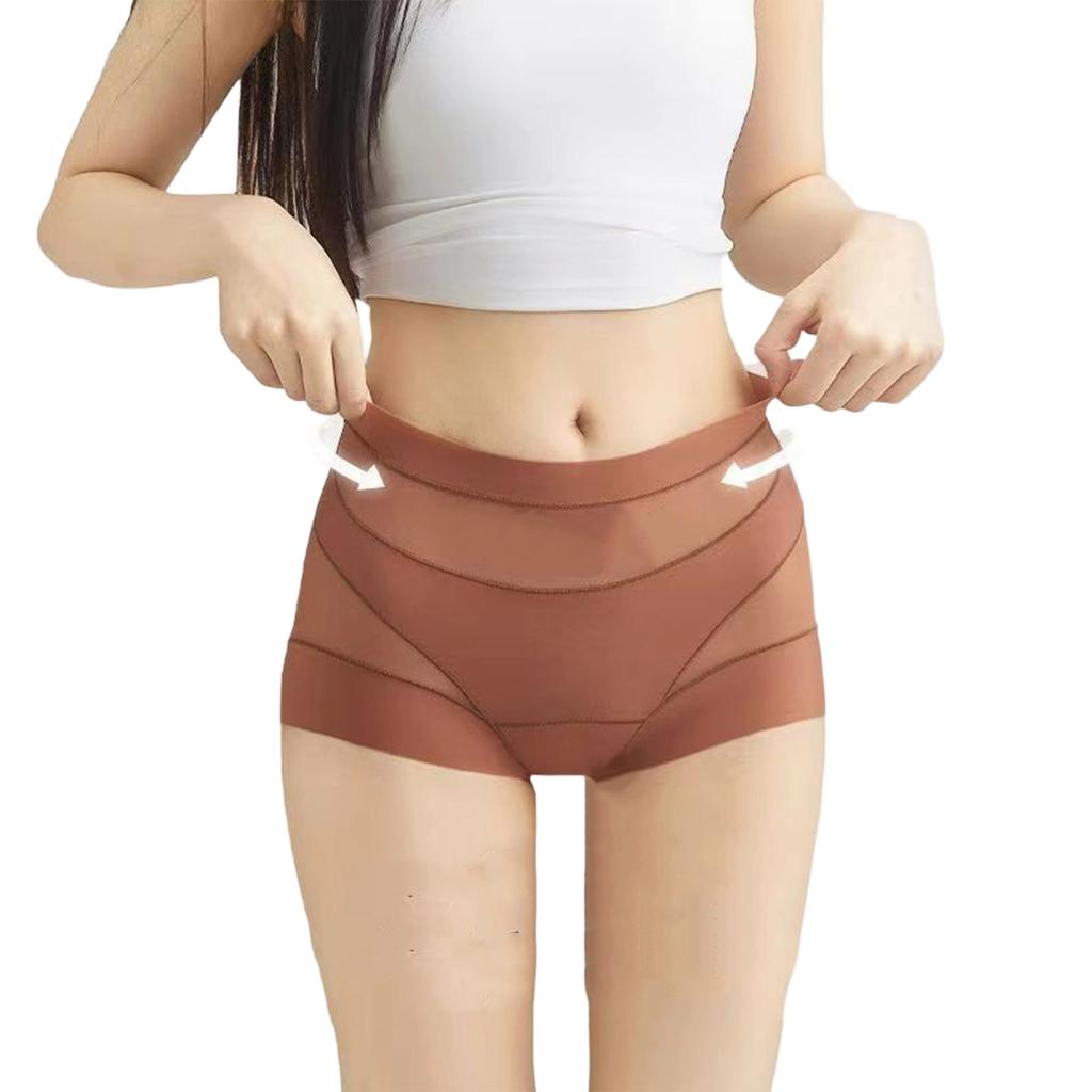 Women's High Waisted, Abdominal Shaping Underwear, Thin, Comfortable, Seamless, Breathable Underwear
