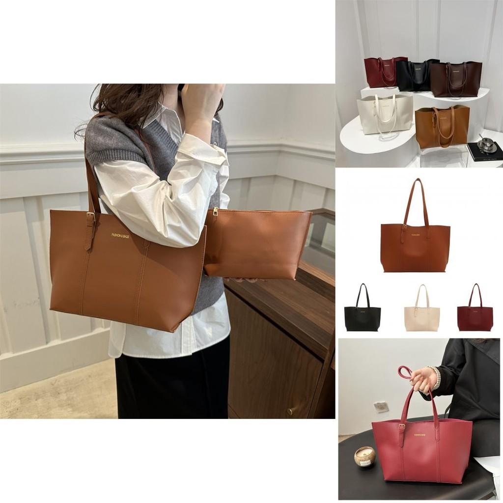 Stylish Vintage Large Capacity Tote Bag For Women Perfect For Daily Commuting And Versatile Use