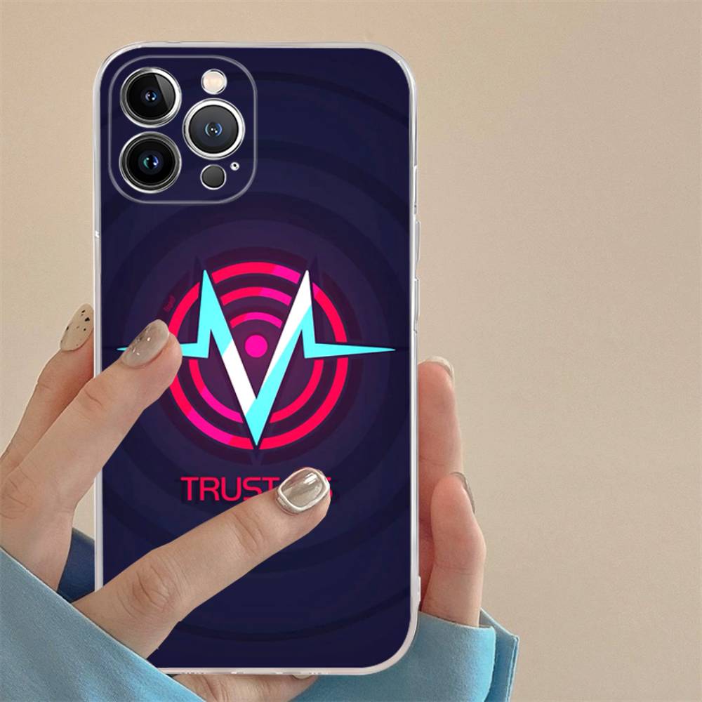 

H-Hazbin H-Hotel Transparent Phone Case for iPhone 17 Air 16 Pro Max 15 14 13 12 11Plus Shockproof Cover iPhone 16 pro