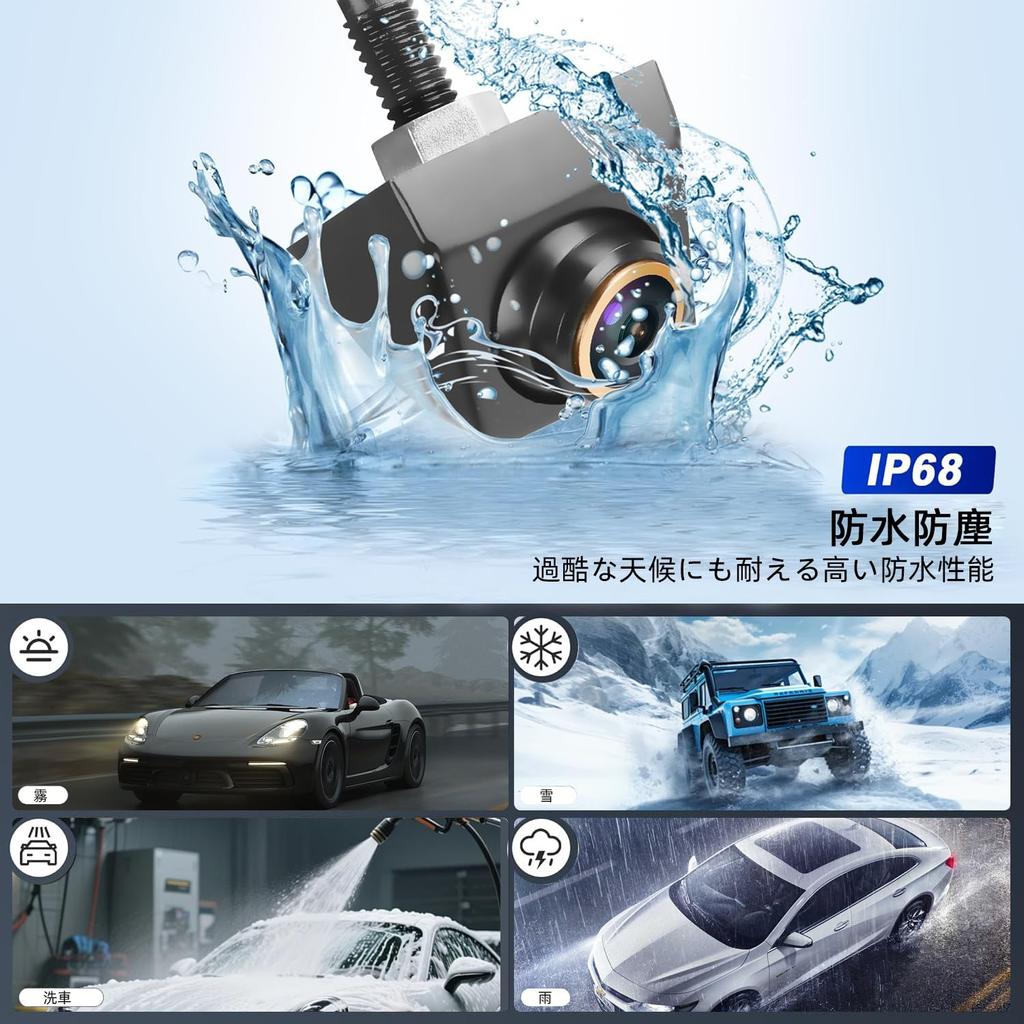 Rear Camera (1080P, 360° Rotation, 2025 New Arrival) Rear Camera, 2 Megapixel CCD Sensor,