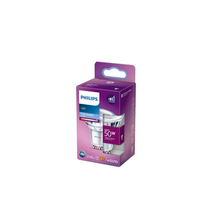 Spot LED GU10 4,6W Dicroïque équivalent à 50W - Blanc du Jour 6500K - 93026
