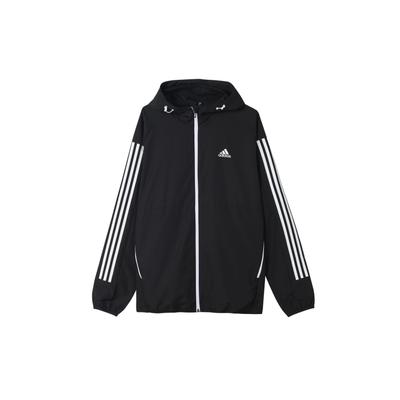 Mh Wb 3s Bluza z kapturem z logo Casualowa kurtka sportowa Jesień Edycja międzynarodowa Kurtki męskie Czarna GF3962