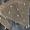 Letní plážová šála s flitrovými mušlemi, dutá rybářská síť, bikiny šála, pulovr, plážové oblečení, plážová zavinovačka