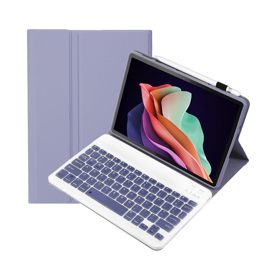 Xiaomi Mi Pad 8 & Redmi Pad 2 Protective Case with 7-Color Backlit Bluetooth Keyboard