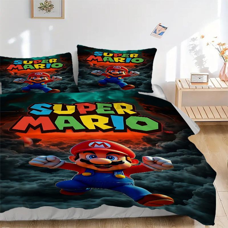 

Постельное белье Super Mario, 3 предмета: Идеально подойдет для спальни или гостевой комнаты.. Мягкий и удобный, без стержня yy251010198 135x200cm