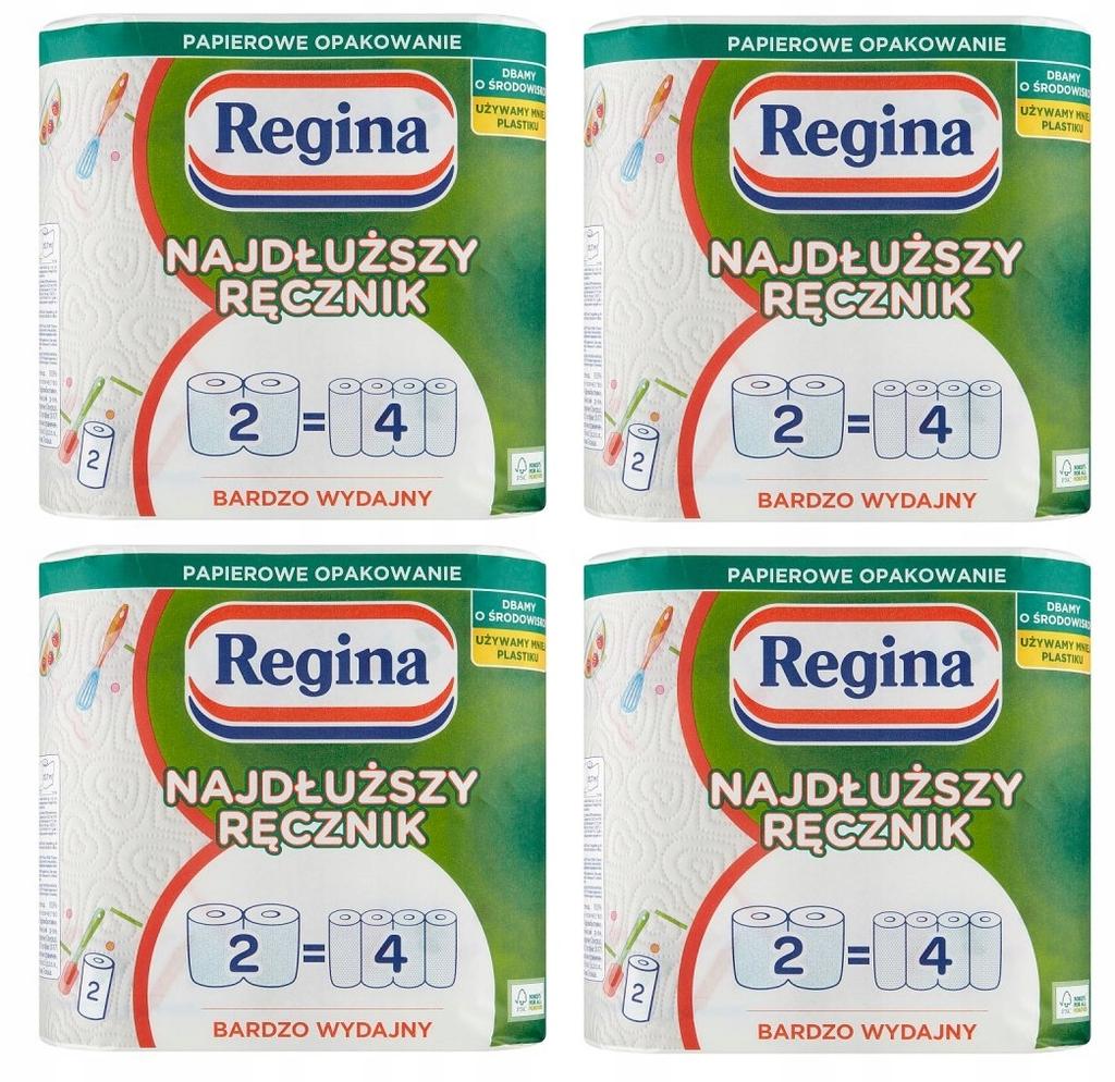 Regina Longest Kitchen Paper Towel Decorated 2 Rolls 1 Pc