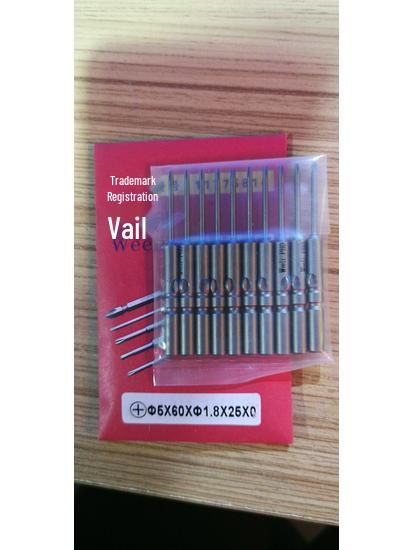 Weili 801 Serie 5mm Kreuzschlitz Magnetischer Elektrischer Schraubendreher Bit