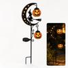 Halloween Pumpkin Moon Stake Light Outdoor Garden Decoration with LED