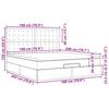 Ottoman Bed with Mattress Gray 180x200 Cm Faux Leather