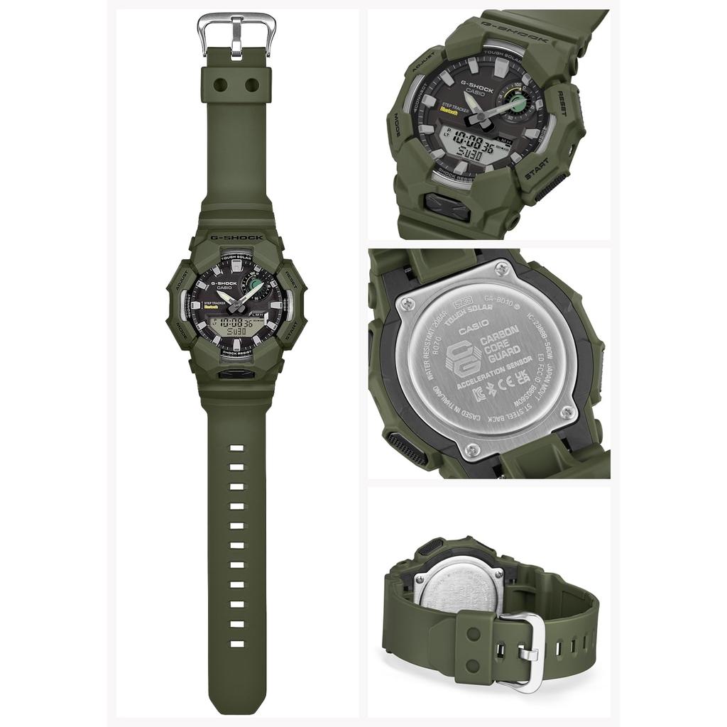 [Casio] G-Shock Men's Watch, Eco-Conscious Tough Solar, Bluetooth Life Log, Khaki, Official Japanese Model, GA-B010-3AJF