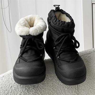 Men's Snow Boots Winter High Ankle Boot Outdoor Non Slip Waterproof Casual Shoes Plush Warm Work Boots