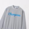 Champion Long Sleeve Warm Graphic Logo Print Oxford Women's Anti-Static Dress, Gray, CW-YG404