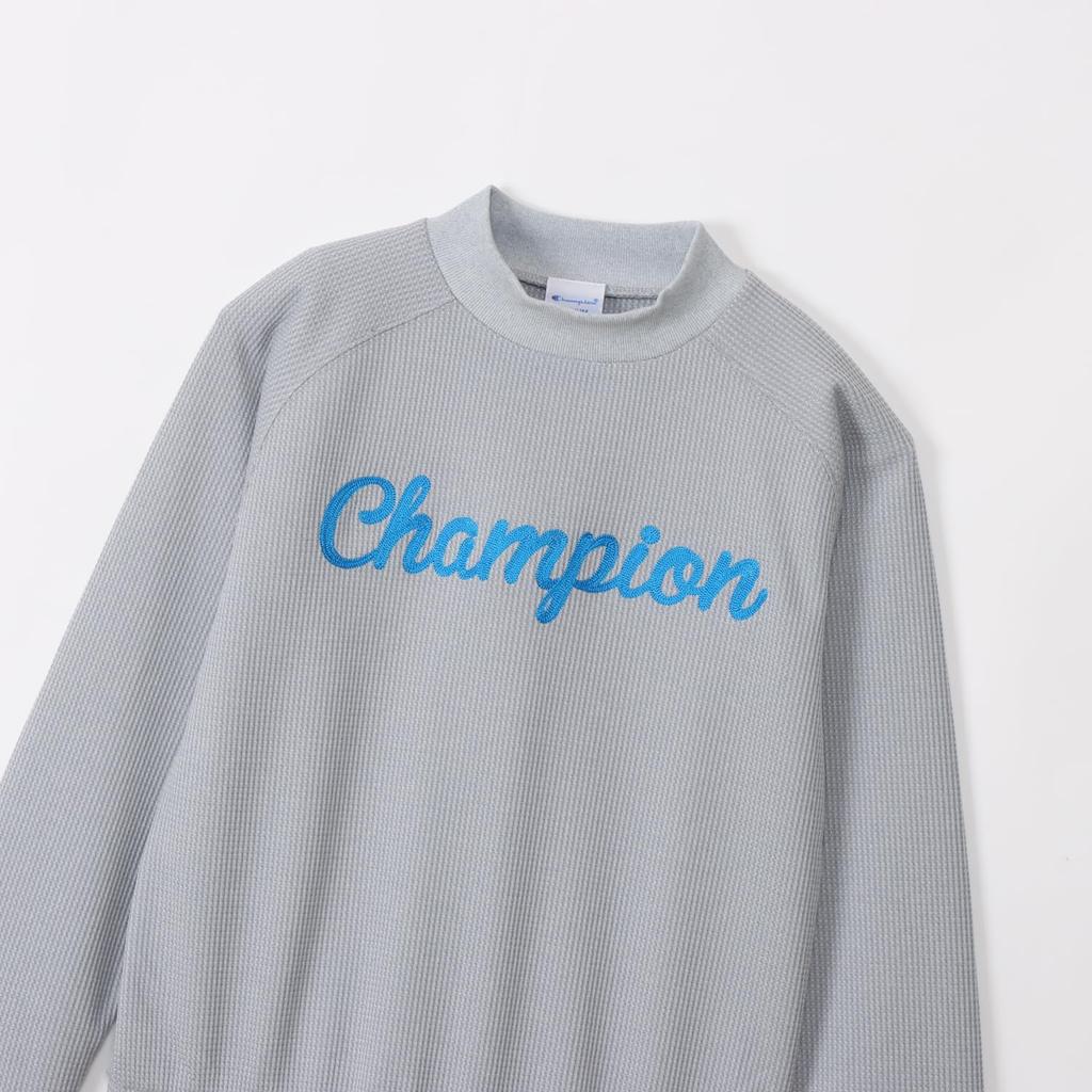 Champion Long Sleeve Warm Graphic Logo Print Oxford Women's Anti-Static Dress, Gray, CW-YG404