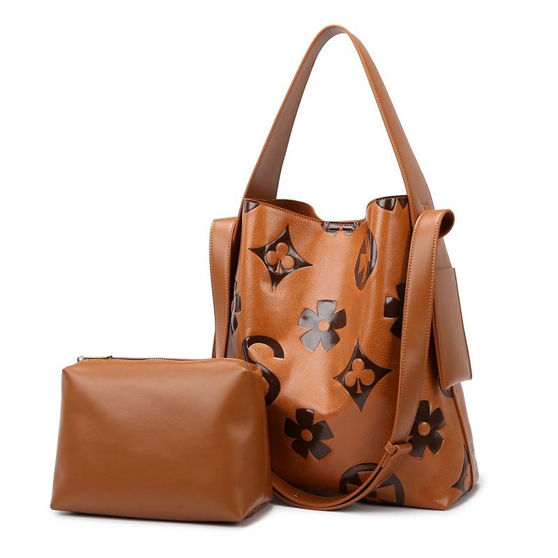 Women's Bag Large Capacity Retro Handbags Temperament Commuter Simple Shoulder Tote Bags Women Fashion Bucket Bags