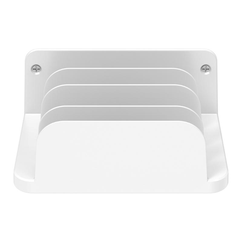 Universal Wall Mounted Stand For Tablets And Smartphones Compatible for up to 20mm Width Pad Phone Devices Organizers