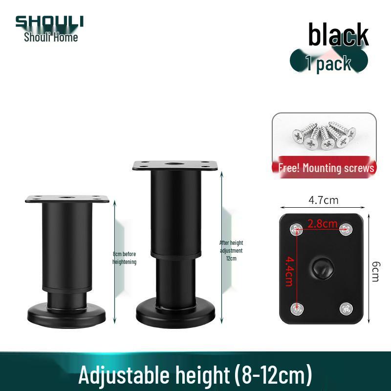 Adjustable Furniture Leg Heightening Base for Tables and Sofas