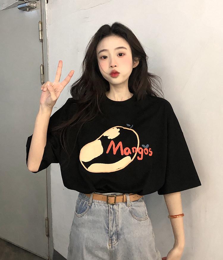 

Plus Size Women s Pure Cotton Short Sleeve T-shirt, Loose Fit American Style, New Summer 2026 M (80-100 jin) чёрный