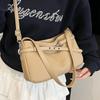 Popular Niche Casual Korean Commuter Versatile Soft Leather Shoulder Bag Fashion High Sense Messenger Tote Bag Women
