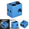 3D Printer Accessories Aluminium Heating Block Heater Hot End for   (Blue)
