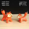 Little Fox Ceramic Ornament - Creative Home Decor for Living Room and TV Cabinet