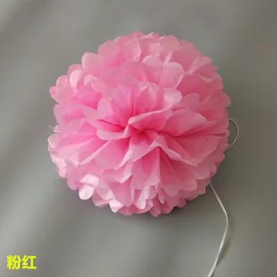 10-35cm Tissue Paper Pompoms Wedding Decorative Paper Flowers Ball Baby Shower Birthday Party Decoration paper pom poms DIY