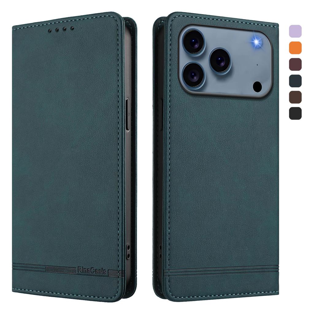 Luxury Magnetic Wallet Flip Leather Case For iPhone 17 16 15 14 13 12 11 Pro Max 16 15 14 Plus 17 Air 16E 13 12 Mini Back Cover