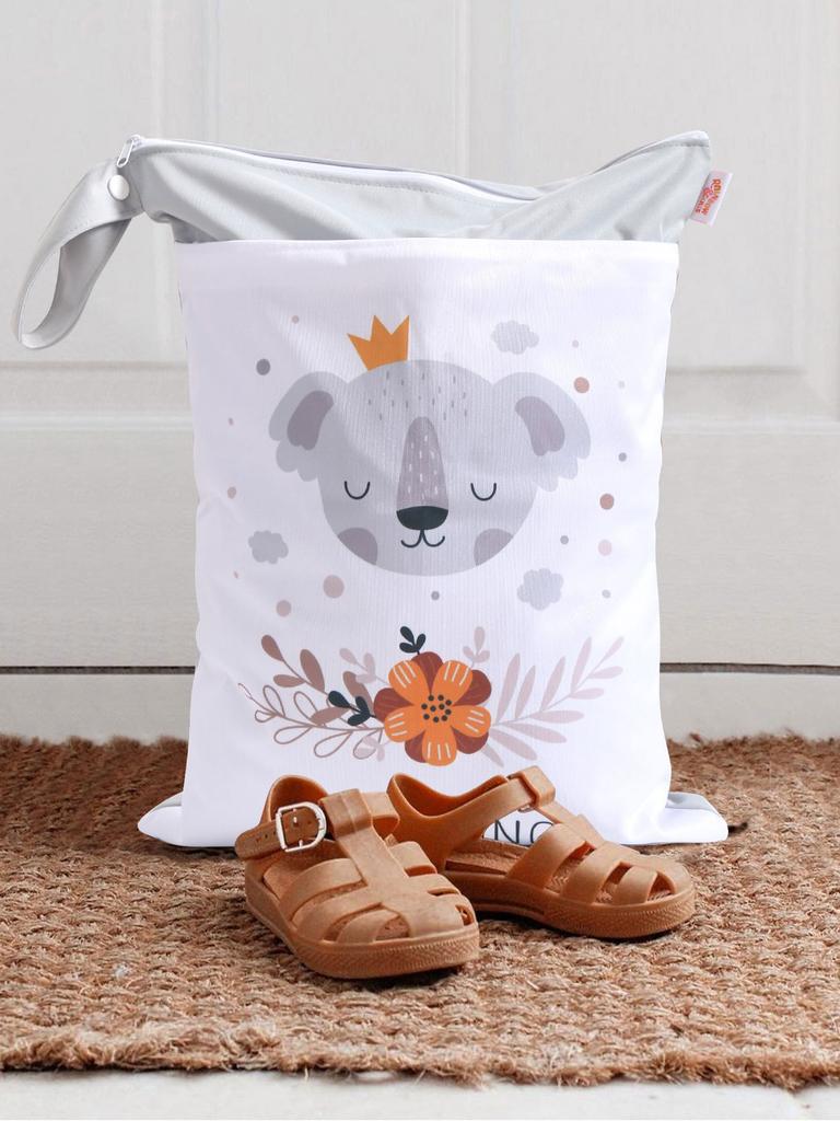 Nordic Series Children's Room Kindergarten Diaper Storage Bag, Wet and Dry Separation Waterproof Bag