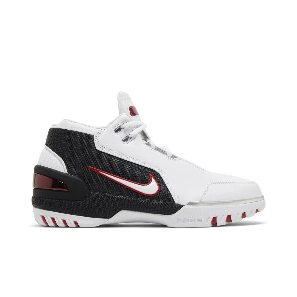 Nike Air Zoom Generation Retro 'Debut' 2023 (Unisex) White / Black / Varsity Red / Metallic Silver Basketball Shoes DV7219 100