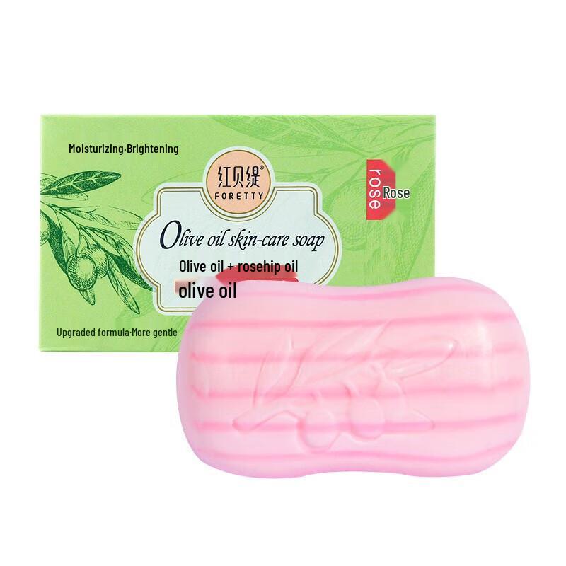 

Увлажняющее мыло с оливковым маслом Foretty Rose, 3 шт.