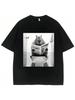 Camiseta Gráfica Divertida de Capibara para Baño 'unisex Wo'unisex Moda Primavera Verano Camisetas Casuales Lindas Algodón Manga Corta Streetwear