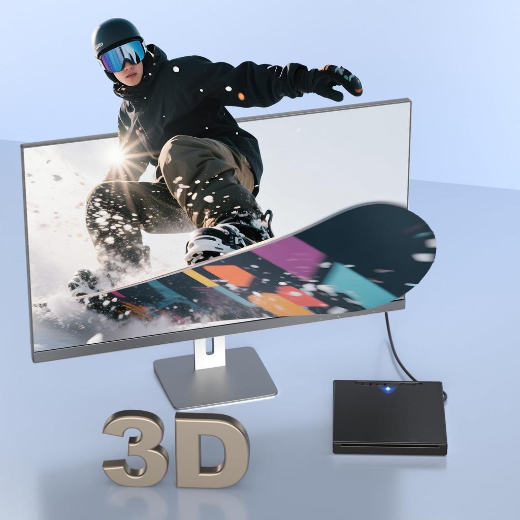 Innovatives 7-in-1 Laufwerk Externes Tragen 100GB BD Schreiben Hohe Geschwindigkeit und Leise Duale Verbindung Externes Laufwerk mit Kartenleser Hohe Geschwindigkeit Externes DVD