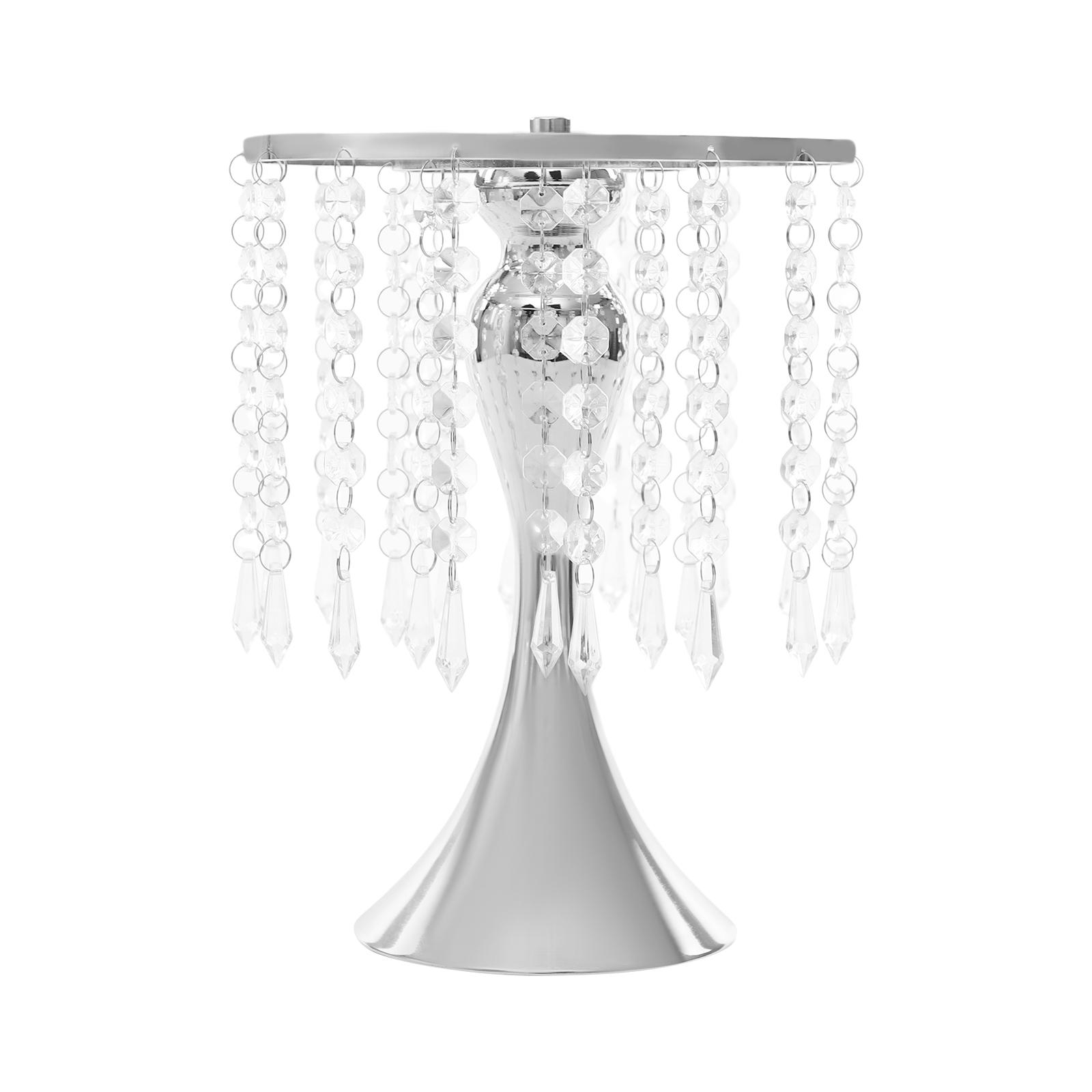 

10PCS Acrylic Flower Stands Gold/Silver, Modern Crystal-like Display Stands for Centerpieces, Wedding, Party Decor срібний