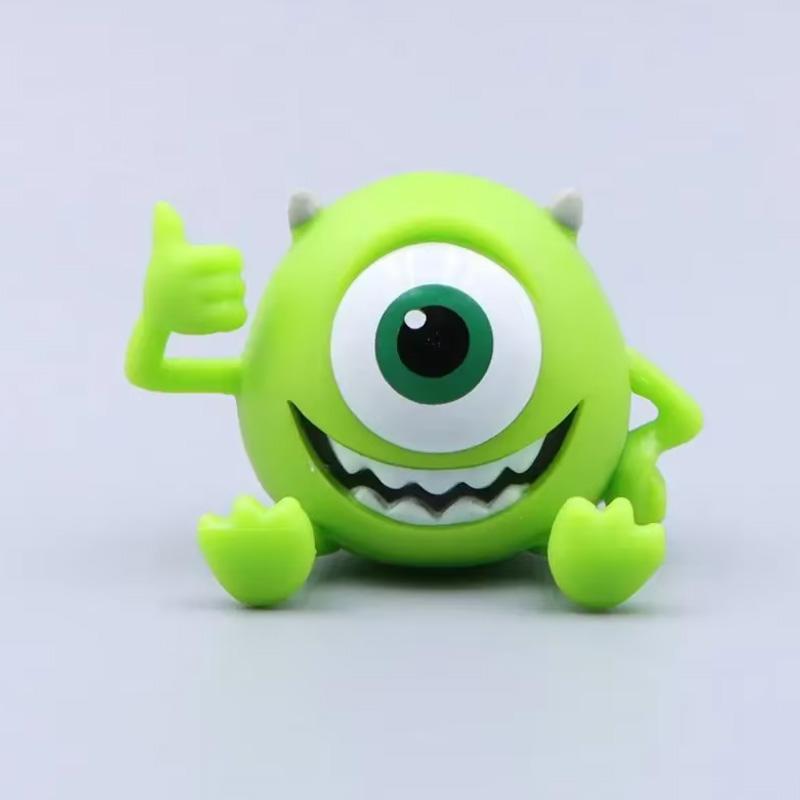 4 Pcs University Monsters Inc Figures James P. Sullivan Anime Action Figure Randall Boggs Model Playthings Ornament Michael Wozosky
