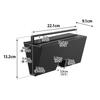 Yamazaki (Yamazaki Industries) Under-Cabinet Plastic Bag Case, Black, W9.1×D22.1×H13.2cm, Tower Series, Floating Storage, I-Wrap Storage, Cooking