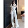 Goddess-style Casual Suit for Women, Summer Fashion, Age-reducing Sweatshirt, Fashionable Two-piece Set