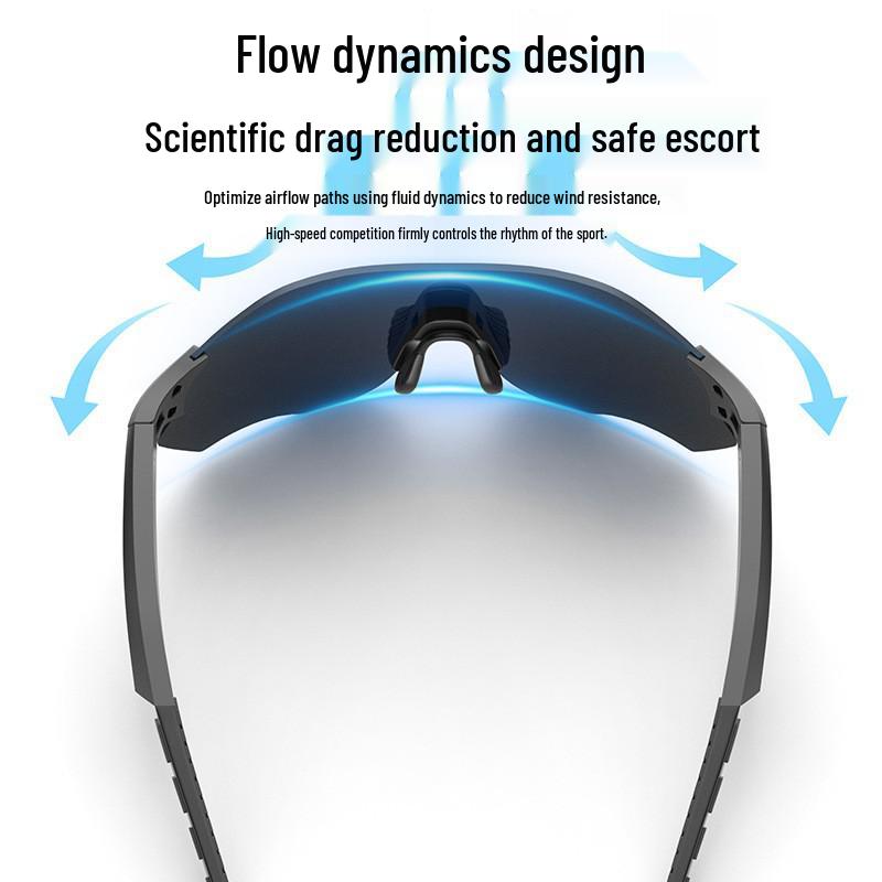 Smart Bluetooth Cycling Glasses: AI Translation, Wireless Calls & Music, S2 Sports Sunglasses