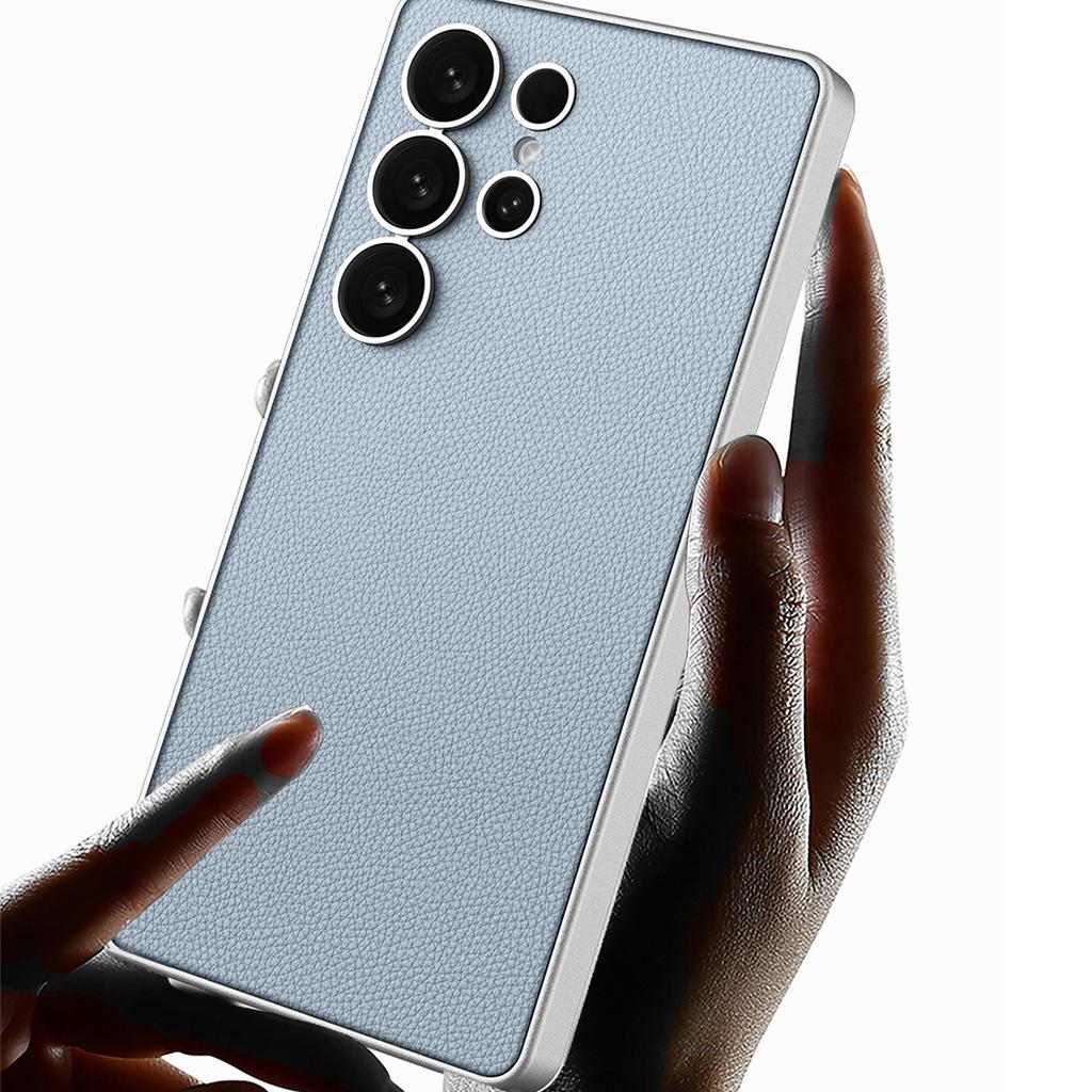 For Samsung Galaxy S24 Ultra Case Fur PU+TPU+PC Shockproof Phone Cover