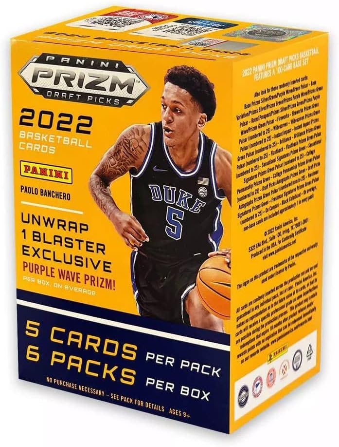 

NBA Panini Prizm Draft Picks Basketball Blaster Box Panini Prizm Draft Picks Calijato Basketball Card Blaster Box 2022-23 6 шт. [Товар] жёлтый